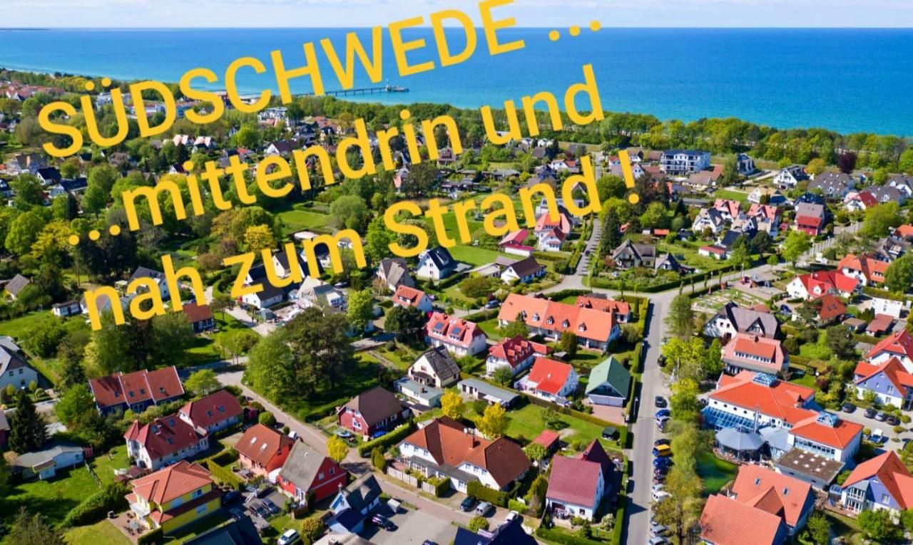 PREMIUM-LODGE im DER SÜDSCHWEDE ... Dein Gästehaus mitten in Zingst Exterior foto